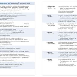 Unit 5 vocabulary workshop level b