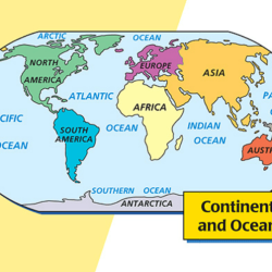 Continents and oceans worksheet answer key