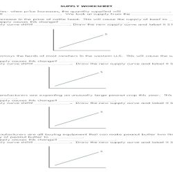 Law of supply worksheet answer key