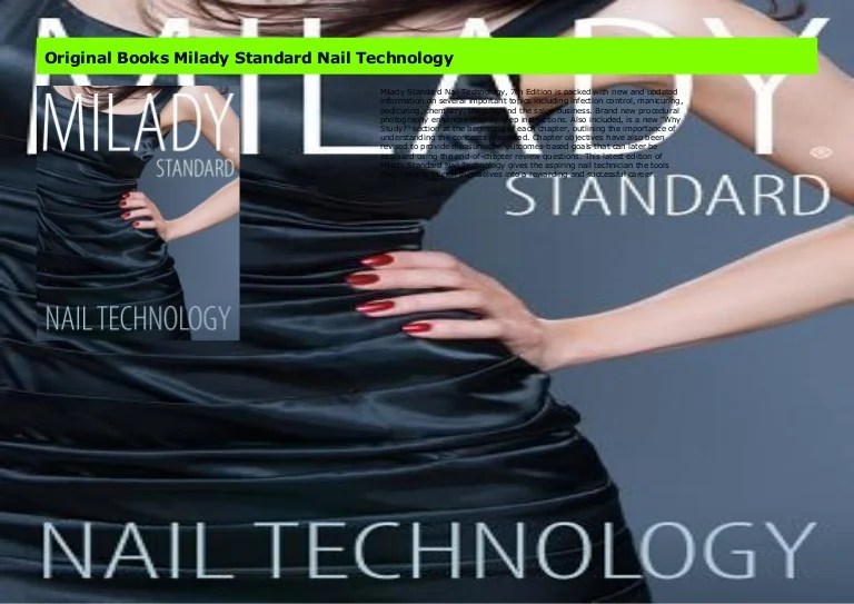 Milady nail technology practice test