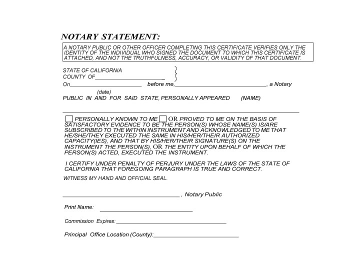 Notary acknowledgment eforms verify