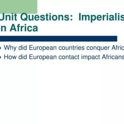 Imperialism in africa mini-q answer key