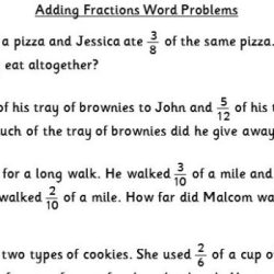 Adding and subtracting fraction word problems